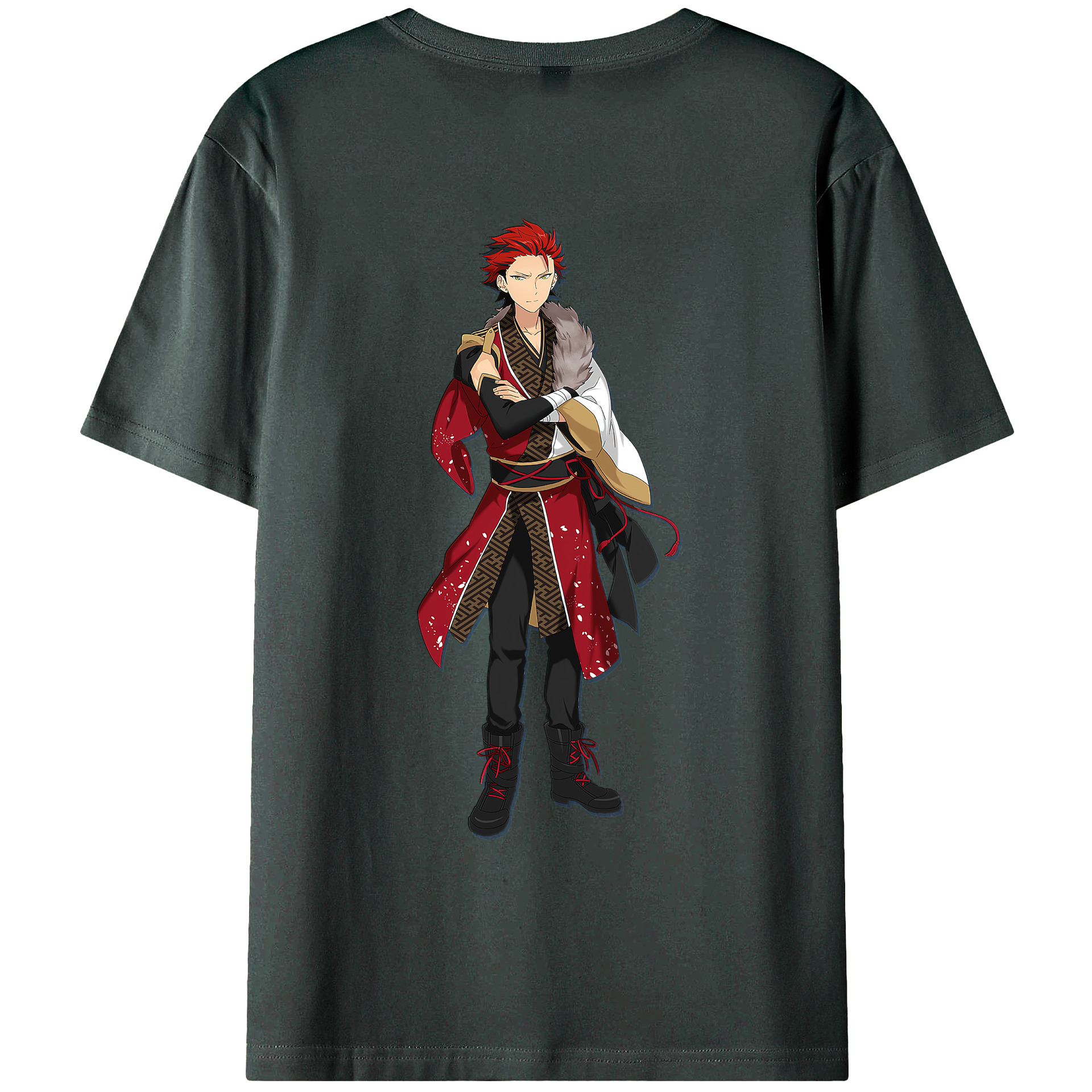 （画像用） あんさんぶるスターズ! Ensemble Stars 綿100％ メンズ半袖Tシャツ（バックプリント） 通気性
